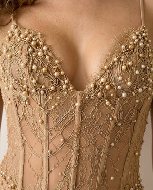 APHRODITE LACE MINI DRESS