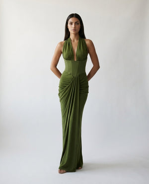 GAIA CORSET MAXI  DRESS