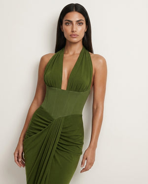 GAIA CORSET MAXI  DRESS