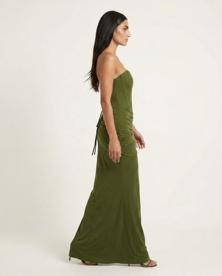 GAIA CORSET MAXI  DRESS