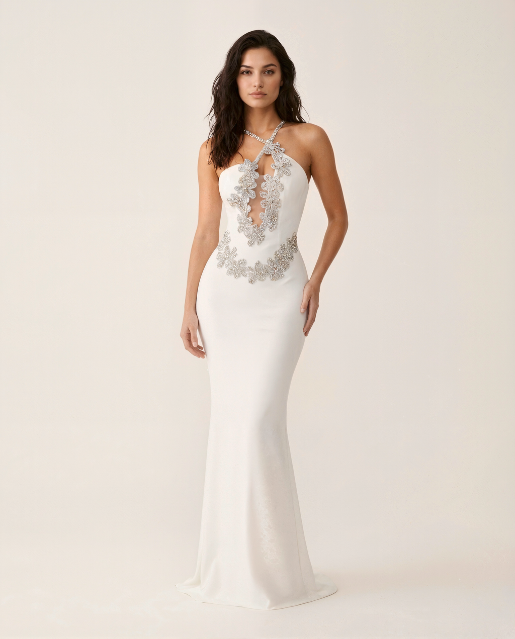 Aphrodite Floral Gown