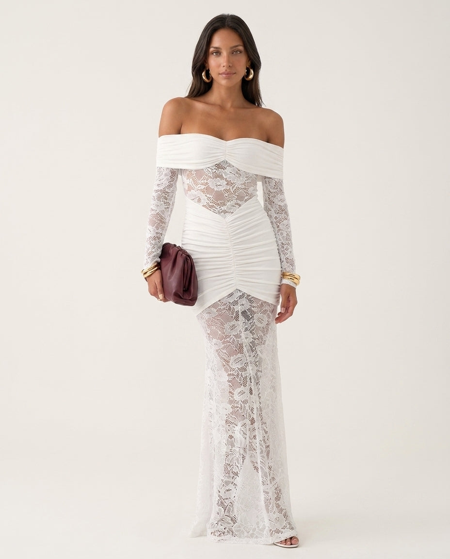 Misha Lace Maxi Dress