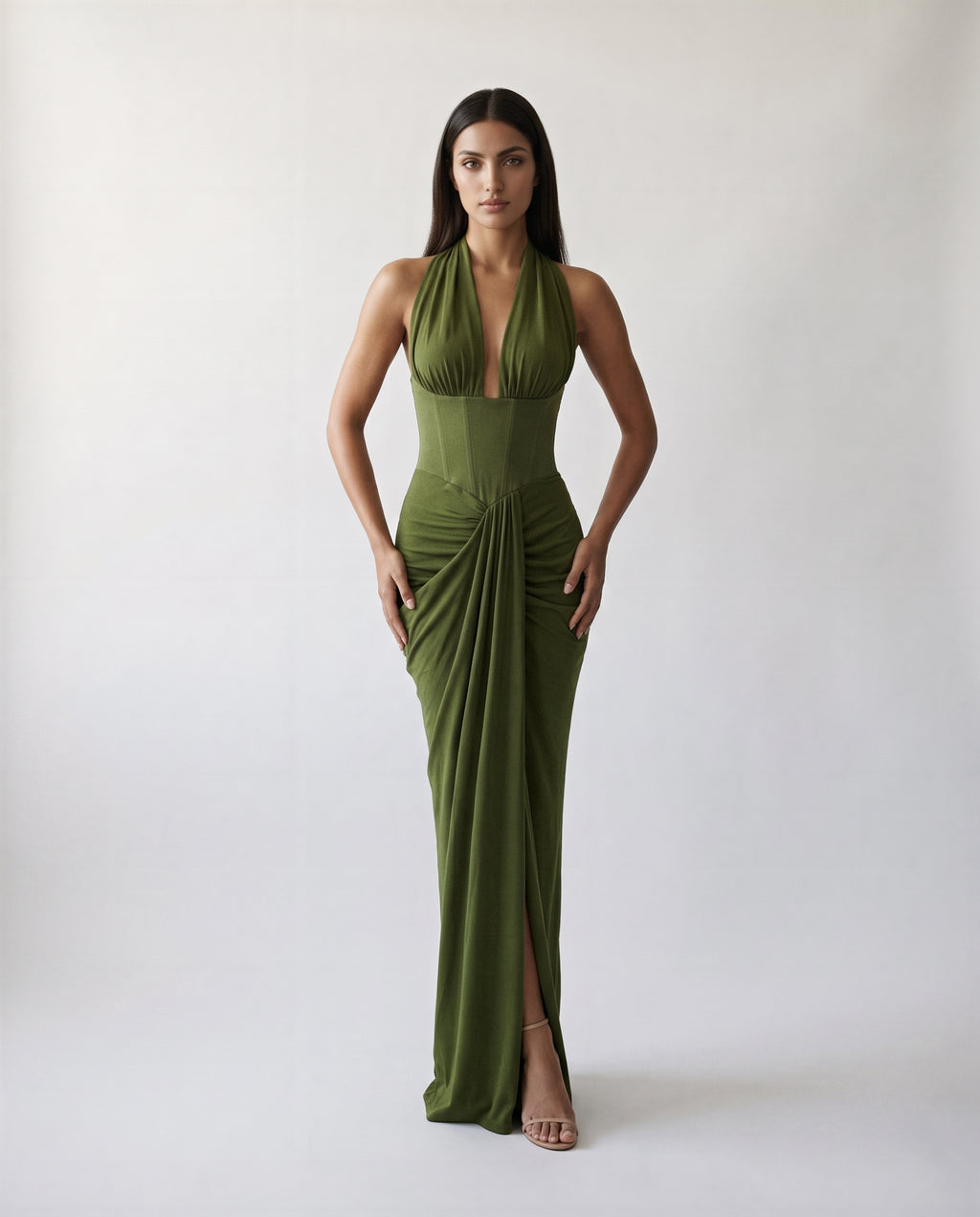 GAIA CORSET MAXI  DRESS