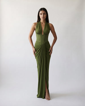 GAIA CORSET MAXI  DRESS