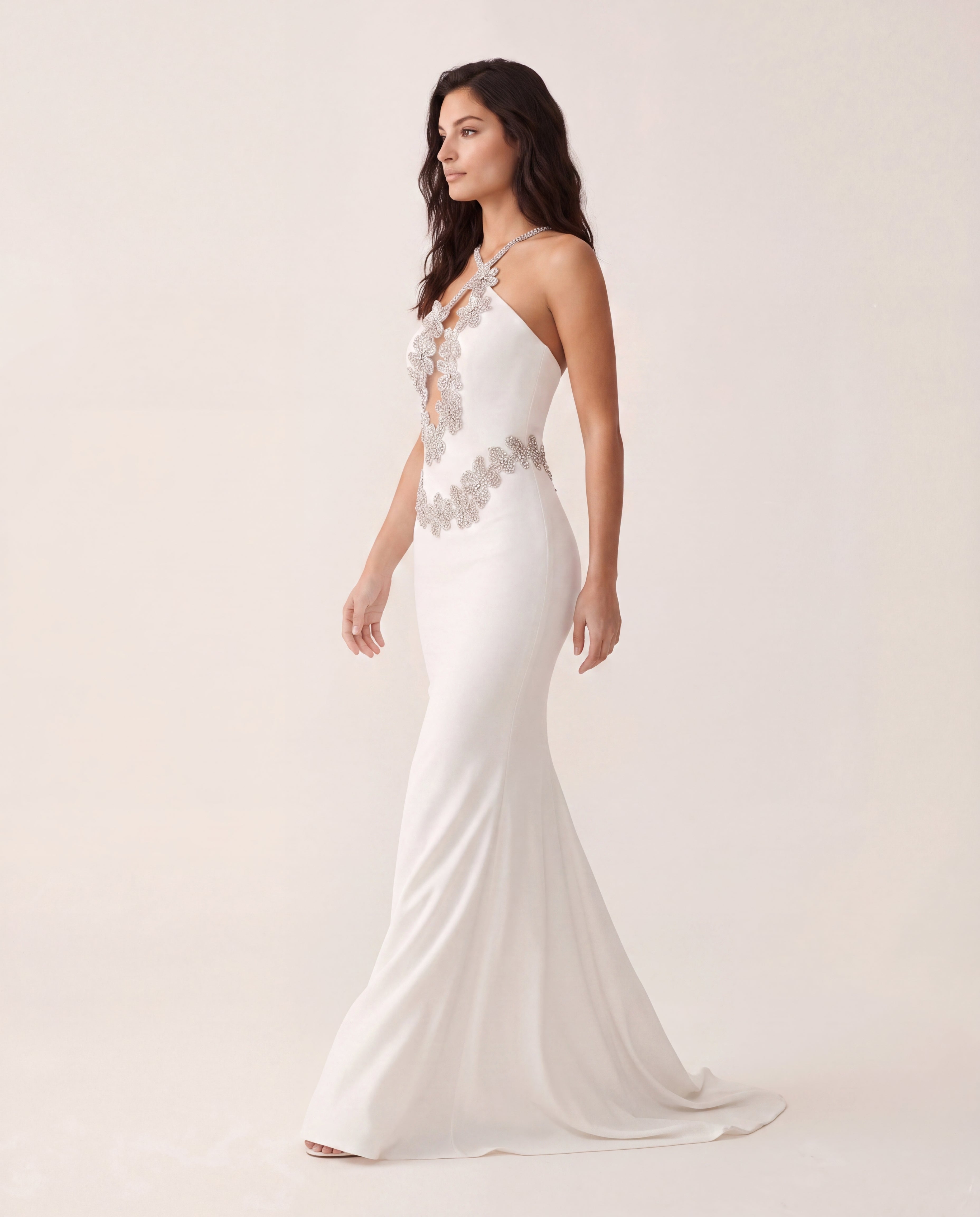 Aphrodite Floral Gown