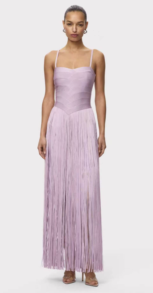 IRIS MAXI FRINGE DRESS